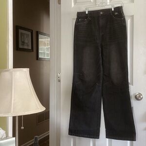 Men's Black Straight Jeans